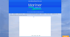 Desktop Screenshot of marinerbeachclub.com